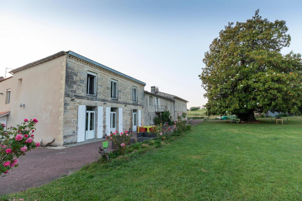 Suite campagnarde de 40 m2 avec vue sur les vignes au Château Camponac Bourg Extérieur photo